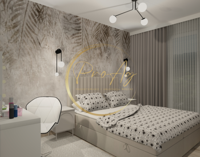 Dom dla Młodej Pary - Sypialnia 5 - proagdesign