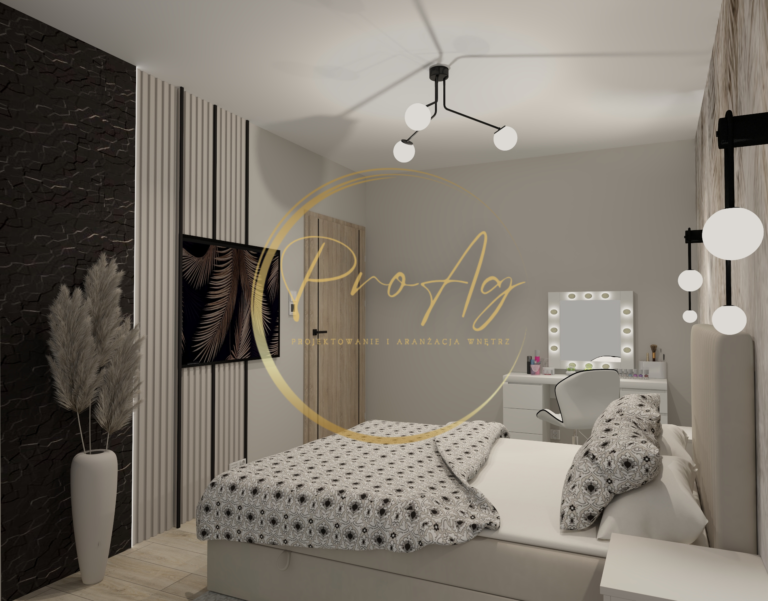 Dom dla Młodej Pary - Sypialnia 6 - proagdesign