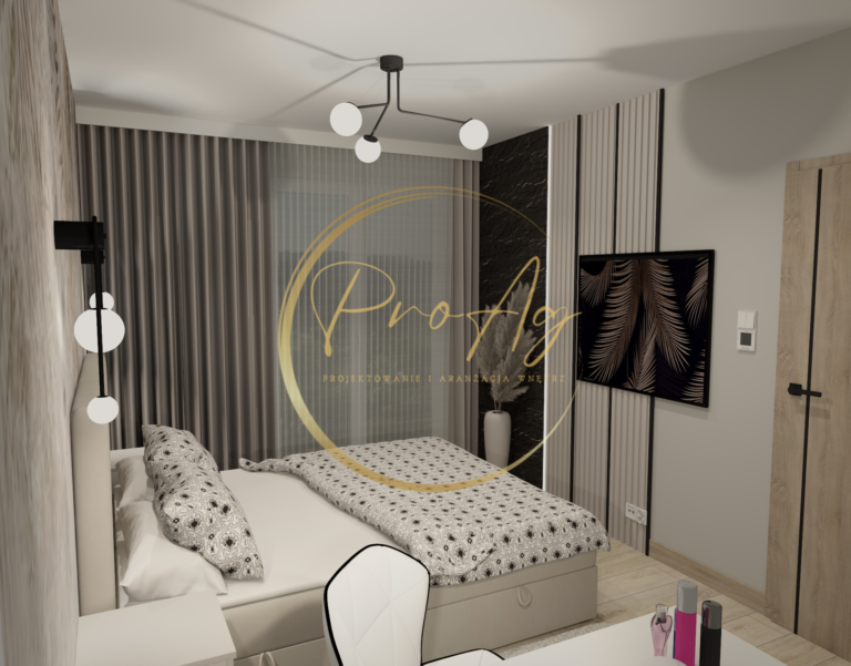 Dom dla Młodej Pary - Sypialnia 7 - proagdesign