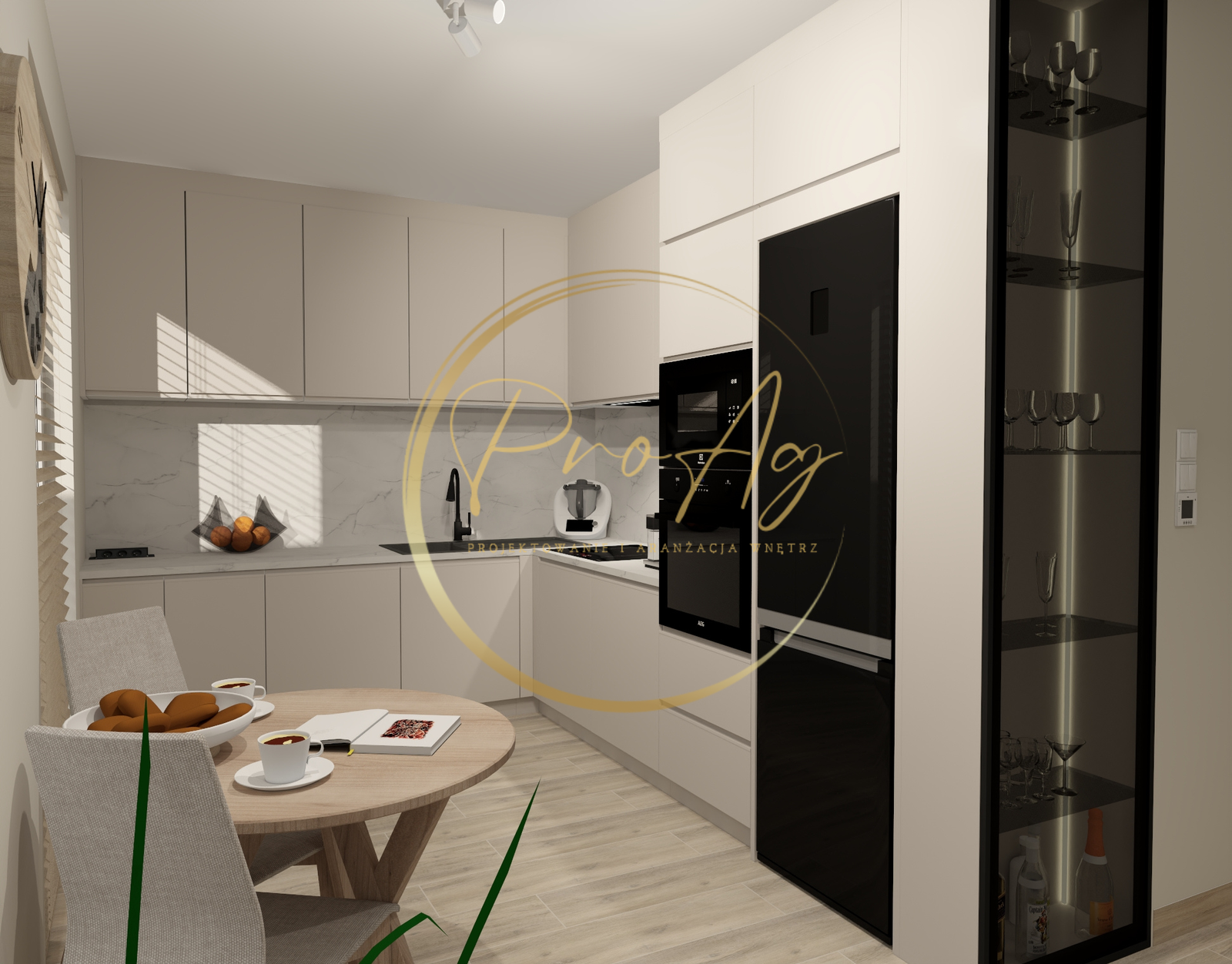 Dom dla Młodej Pary - Kuchnia 3 - proagdesign