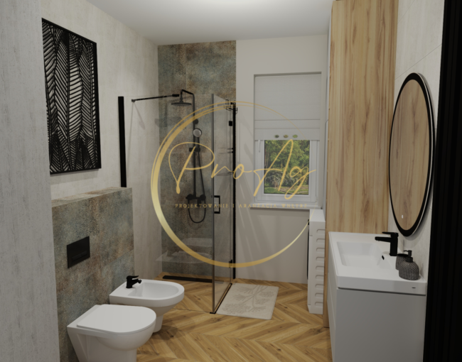 Łazienki z kuchnią - 1 - proagdesign