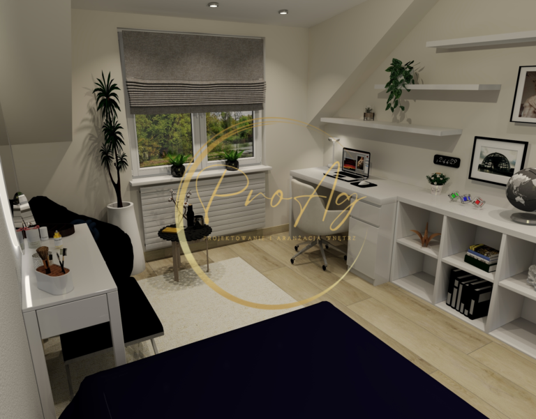 Pokój dla dziewczynki 1 - proagdesign