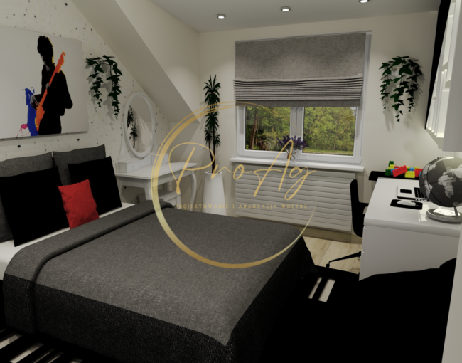 Pokój dla dziewczynki 13 - proagdesign