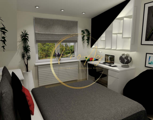 Pokój dla dziewczynki 14 - proagdesign