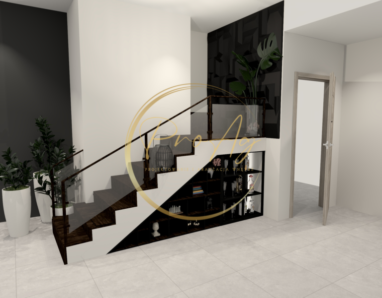 Zabudowa pod schodami 1 - proagdesign